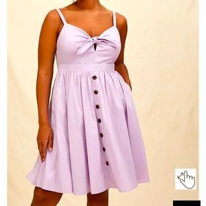 LILAC POPLIN DRESS SIZE 3